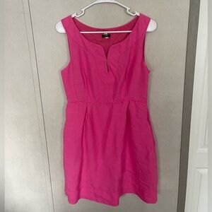 J. Crew Vibrant Pink Mini Dress